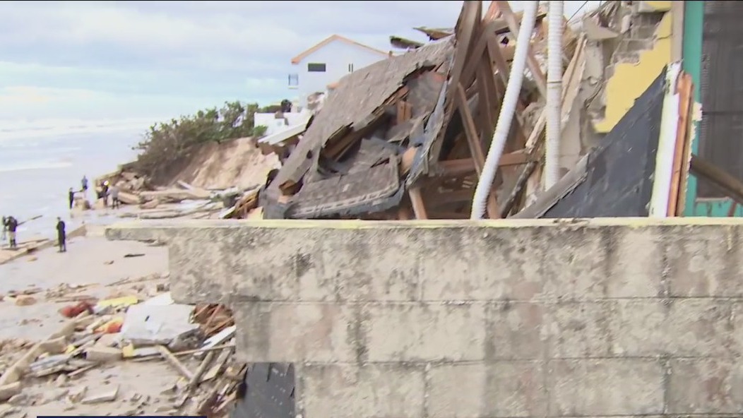 Nicole leaves east coast drenched and damaged